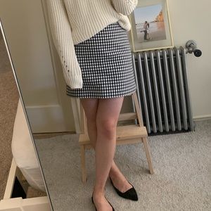 & other stories checkered skirt
